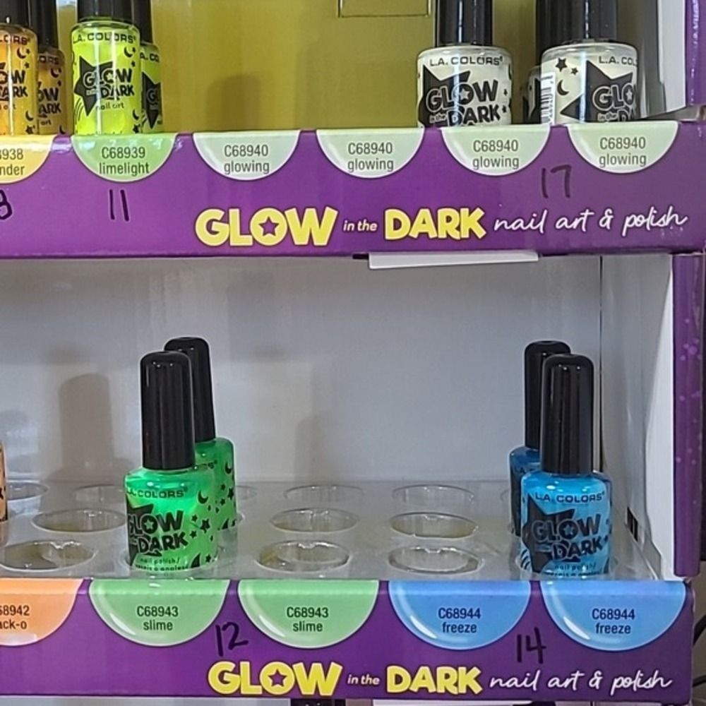 Glow In The Dark/ black light Halloween rave club y2k Nail Art kidcore - Picture 9 of 16